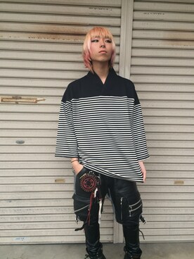 「SASQUATCHfabrix.（サスクワァッチファブリックス）のアイテム」を使った、DoctorFeelgoodさん（メンズ・165cm・20代）の春コーディネート