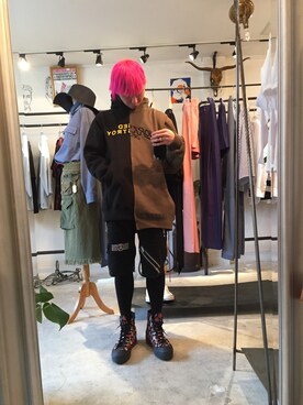 「HIRO（ヒロ）のアイテム（シューズ）」を使った、DoctorFeelgoodさん（メンズ・165cm）の春コーディネート