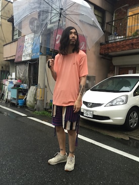 「UNIF（ユニフ）のアイテム（トップス）」を使った、DoctorFeelgoodさん（メンズ・177cm）の春コーディネート