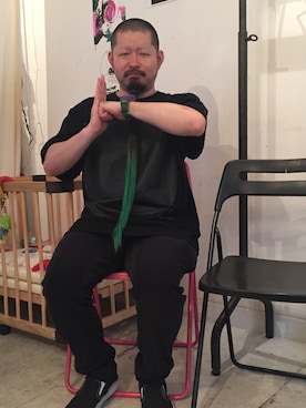 「HIRO（ヒロ）のアイテム（トップス）」を使った、DoctorFeelgoodさん（メンズ・165cm）の春コーディネート