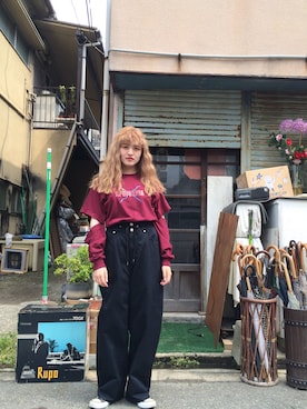 「Banzai ProductionsのBANZAI TOKYO デタッチャッブルアームT-shirts（Tシャツ/カットソー、その他）」を使った、DoctorFeelgoodさんの夏コーディネート