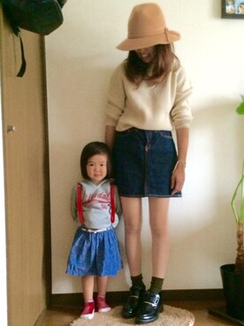 mikuuuuhmさん（レディース・151cm）の秋コーディネート