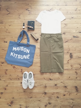 「アイテム（アナログ腕時計）」を使った、atelier bloomさん（レディース・152cm）の夏コーディネート