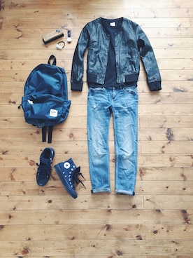 「アイテム（腕時計）」を使った、atelier bloomさん（レディース・152cm）の秋コーディネート