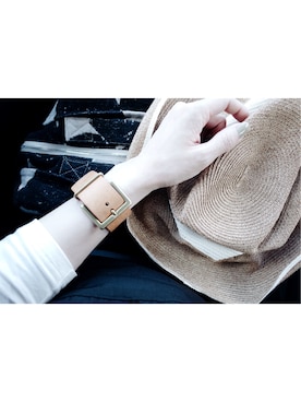 「mina perhonen（ミナペルホネン）のアイテム」を使った、atelier bloomさん（レディース・152cm）の春コーディネート