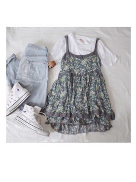 「atelier bloom（アトリエブルーム）のアイテム」を使った、atelier bloomさん（レディース・152cm）の夏コーディネート