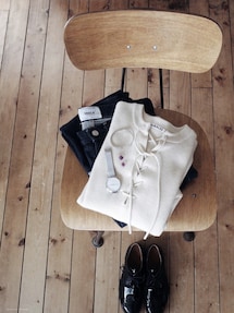 AURALEE❁lace up knit リブ レースアップ ニット AURALEE（オーラリー）の「＜AURALEE＞レースアップ ニット Ψ（ニット