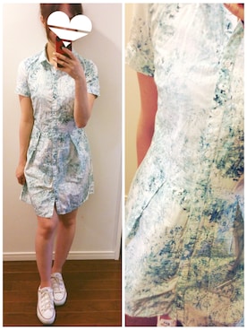 「コンバンース」｜「アイテム（ワンピース/ドレス）」を使った、rikaさん（レディース・153cm）の春コーディネート