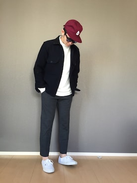 Yuma Okadaさん（メンズ・165cm）の冬コーディネート