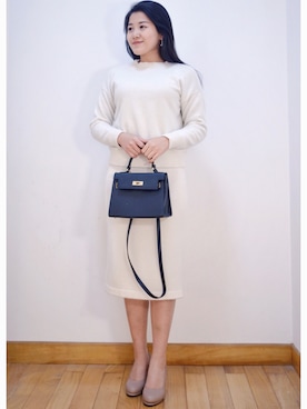 「套装」｜Angieeeさん（レディース・162cm）の冬コーディネート