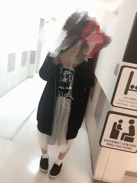 「ALGONQUINS（アルゴンキン）のアイテム（Tシャツ/カットソー）」を使った、へいとさん（レディース・153cm）の秋コーディネート
