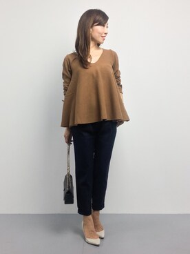 RINAさん(レディース・160cm)の秋コーディネート