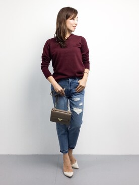RINAさん(レディース・160cm)の秋コーディネート