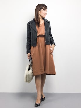 RINAさん(レディース・160cm)の秋コーディネート