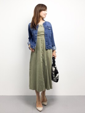 「SEVENDAYS=SUNDAY（セブンデイズサンデイ）のアイテム（その他アウター）」を使った、RINAさん（レディース・160cm）の秋コーディネート