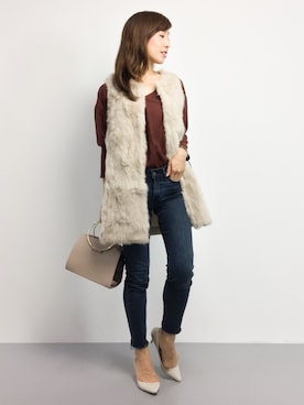 RINAさん(レディース・160cm)の秋コーディネート