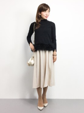 「Dorry Doll（ドリードール）のアイテム（バッグ）」を使った、RINAさん（レディース・160cm）の秋コーディネート