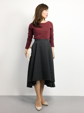 「Dorry Doll（ドリードール）のアイテム（バッグ）」を使った、RINAさん（レディース・160cm）の秋コーディネート