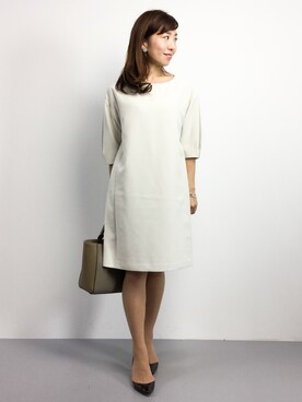 「STYLE DELI（スタイルデリ）のアイテム（ワンピース/ドレス）」を使った、RINAさん（レディース・160cm）の秋コーディネート