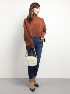 RINAさん（レディース・160cm）の秋コーディネート