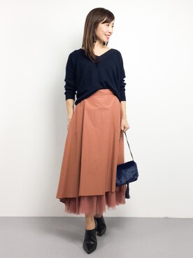 RINAさん（レディース・160cm）の秋コーディネート