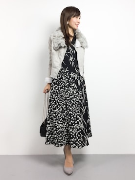 「ROYAL PARTY（ロイヤルパーティー）のアイテム（その他アウター）」を使った、RINAさん（レディース・160cm）の秋コーディネート