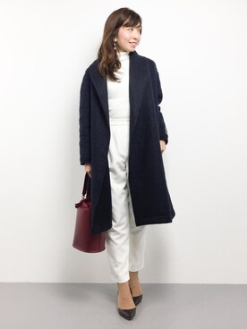 「CIAOPANIC TYPY（チャオパニックティピー）の２WAYバケツバッグ（ショルダーバッグ）」を使った、RINAさん（レディース・160cm）の秋コーディネート