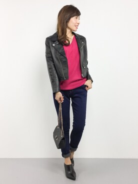RINAさん(レディース・160cm)の秋コーディネート