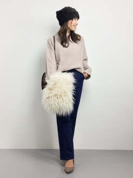 RINAさん（レディース・160cm）の冬コーディネート