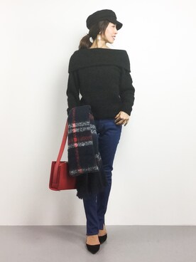 RINAさん（レディース・160cm）の冬コーディネート