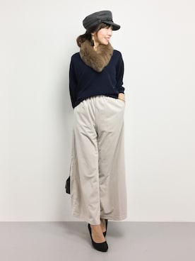 RINAさん(レディース・160cm)の冬コーディネート