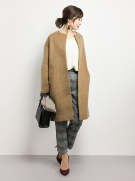 RINAさん(レディース・160cm)の冬コーディネート