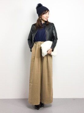 RINAさん（レディース・160cm）の冬コーディネート