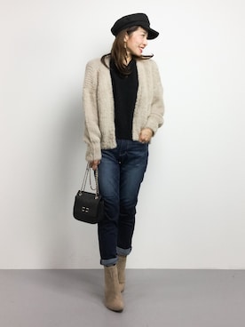 RINAさん（レディース・160cm）の冬コーディネート