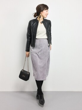 RINAさん(レディース・160cm)の冬コーディネート