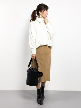 RINAさん（レディース・160cm）の冬コーディネート