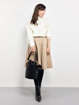 RINAさん（レディース・160cm）の冬コーディネート