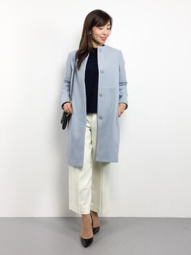 「N.（N. Natural Beauty Basic）（エヌエヌナチュラルビューティーベーシック）のアイテム（その他アウター）」を使った、RINAさん（レディース・160cm）の冬コーディネート