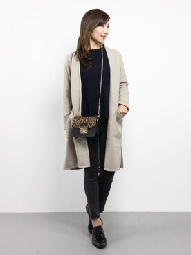 RINAさん（レディース・160cm）の冬コーディネート