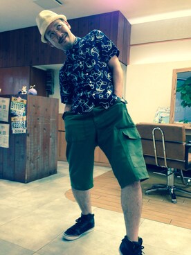 「チンピラではない」｜てるさん（メンズ・172cm）の夏コーディネート