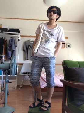 イチスケさん（メンズ・165cm）の夏コーディネート