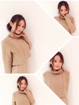 「CECIL McBEE（セシルマクビー）のアイテム」を使った、村崎英絵（むらさきはなえ）さん（レディース・146cm）の秋コーディネート