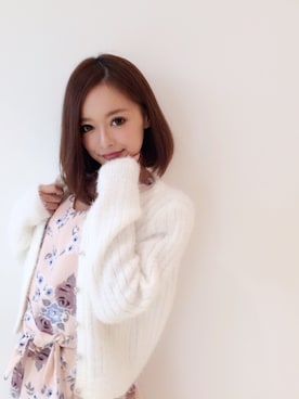 「アイテム（ワンピース、ピンク系）」を使った、村崎英絵（むらさきはなえ）さん（レディース・146cm）の秋コーディネート