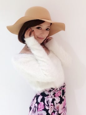 「CECIL McBEE（セシルマクビー）のアイテム」を使った、村崎英絵（むらさきはなえ）さん（レディース・146cm）の秋コーディネート