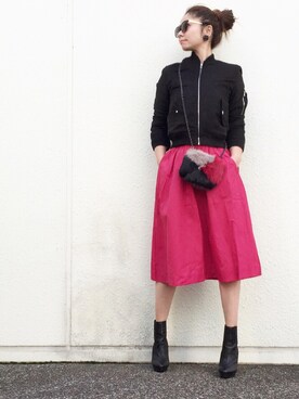 「BODY DRESSING（ボディドレッシング）のアイテム」を使った、hoshi_romiさん（レディース・166cm）の冬コーディネート