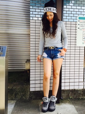 「EWING（ユーイング）のアイテム」を使った、enyatonさん（レディース・163cm）の秋コーディネート