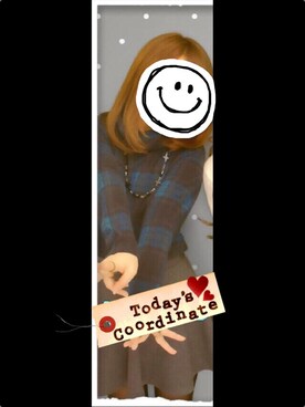 「アイテム（スカート、グレー系）」を使った、yuriさん（レディース・148cm）の春コーディネート