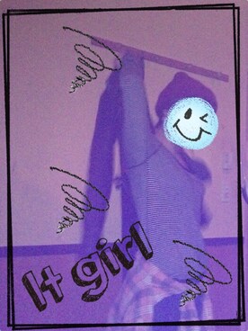 「SLY（スライ）のアイテム（ニット/セーター、ブラック系）」を使った、yuriさん（レディース・148cm）の春コーディネート