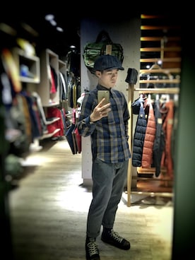 「METALIZE（メタライズ）のアイテム」を使った、designer-吉吉 （ギギ)さん（メンズ・167cm）の春コーディネート