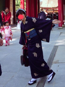 225さんの（kimono | キモノ）を使ったコーディネート